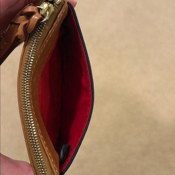 Dooney & Bourke Navy Blue & Tan Leather Key Holder. NWT - Picture 9 of 10